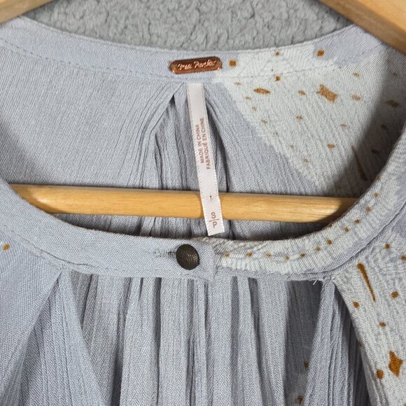 FREE PEOPLE Tree Swing Tunic Top Small Lightweight Airy Sleeveless Boho Beachy - Picture 12 of 16